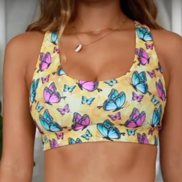 Alana Blanchard X Moana Bikini Flexin' Flutter Top - Picture 3 of 5